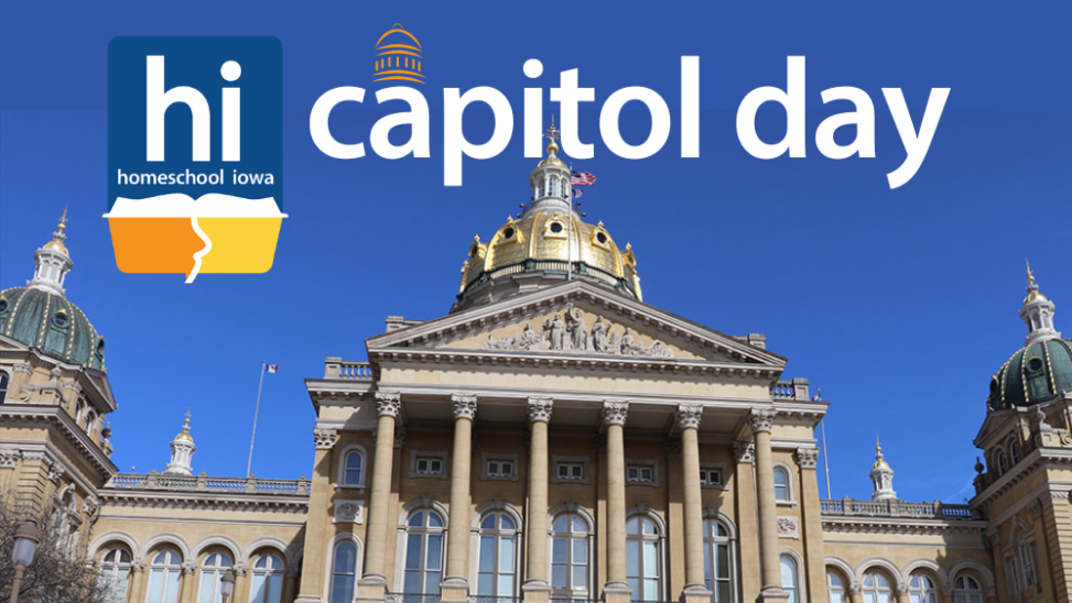 Homeschool Iowa Capitol Day