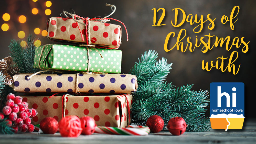 Homeschool Iowa 12 Days of Christmas