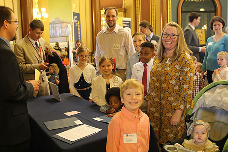 Homeschool Iowa Capitol Day 2023 helps you connect with your legislators.