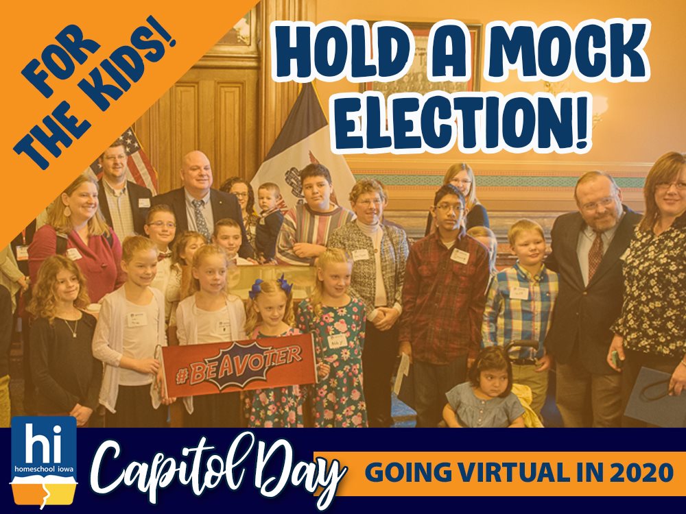 Homeschool Iowa Virtual Capitol Day: Get Writing