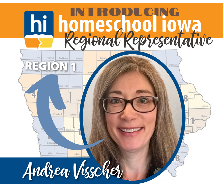 New Region 1 Homeschool Iowa Regional Representative