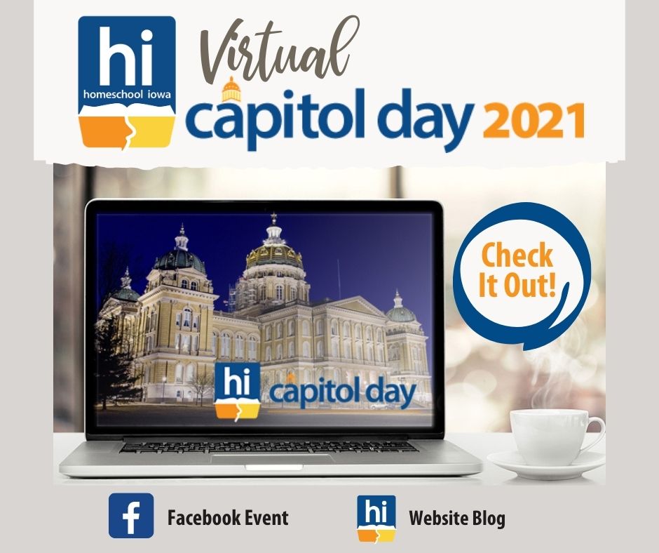 2021 Homeschool Iowa Virtual Captiol Day