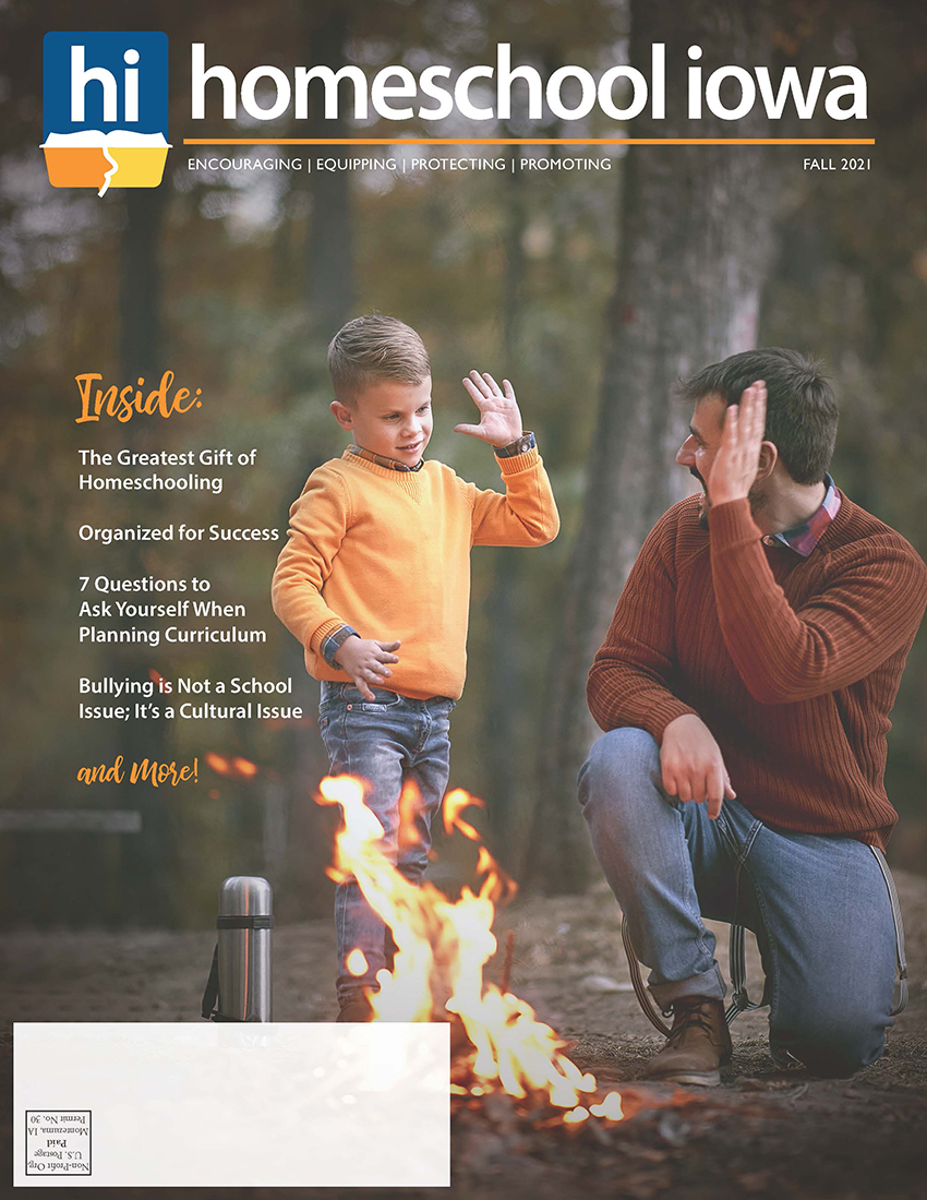Homeschool Iowa Magazine Fall 2019 Issue