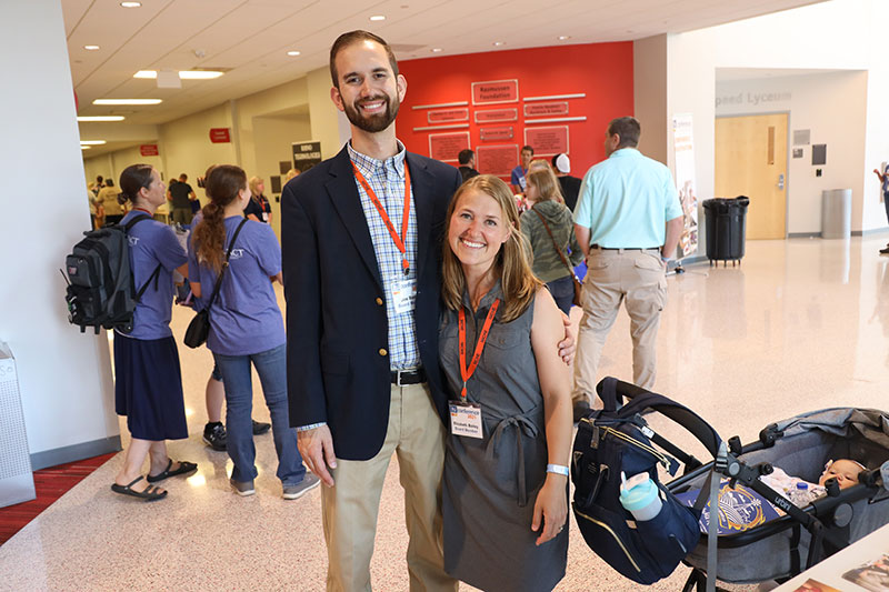 Joe & Elizabeth Bailey at the Homeschool Iowa Conference