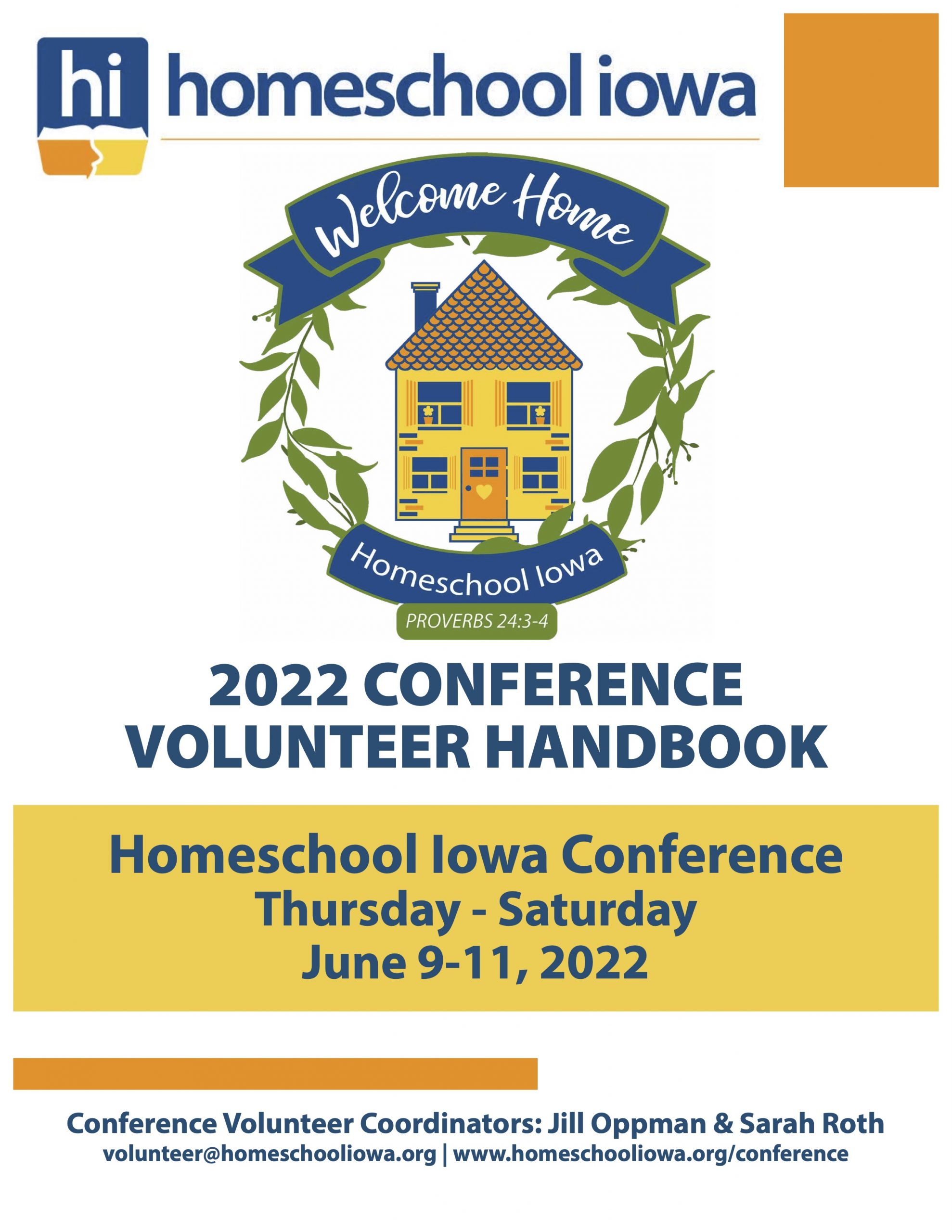 2022 Conference Volunteer Handbook