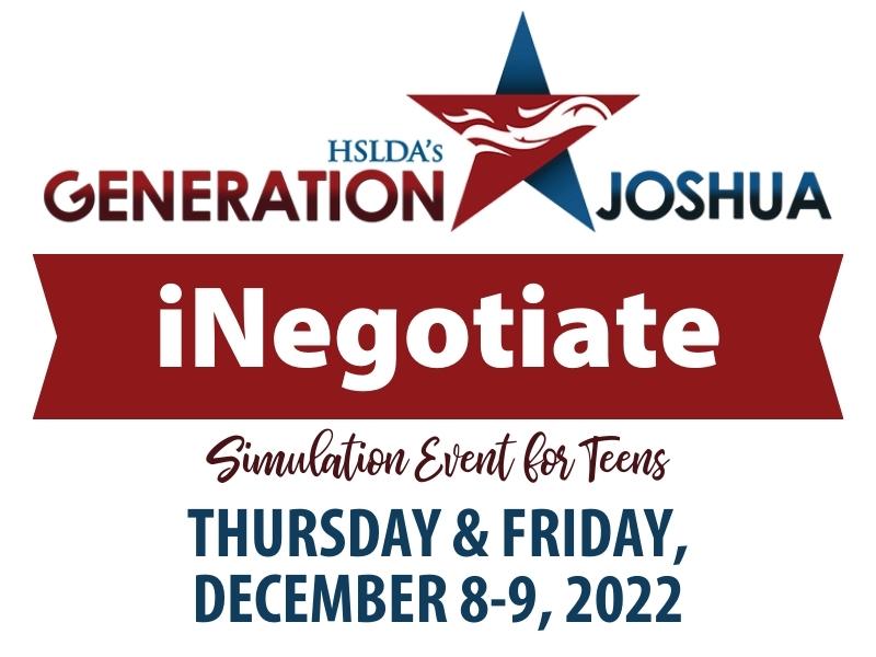 iNegotiate Teen Event on Dec 8-9, 2022