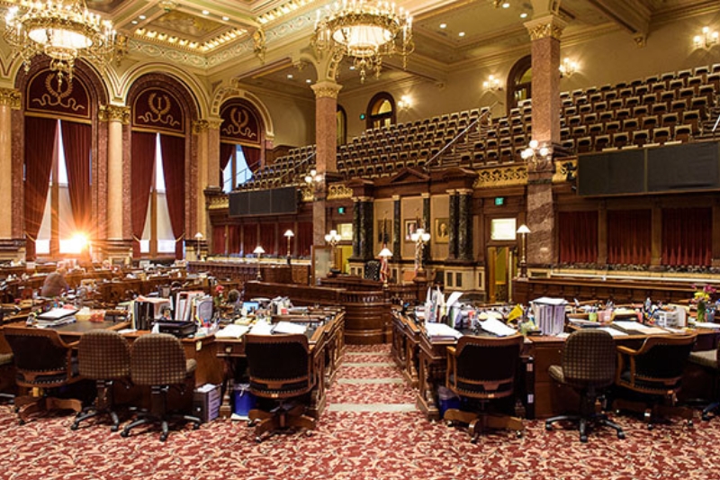 Iowa Senate Chambers, where some of our Homeschool Iowa Advocacy efforts for 2023 will occur.