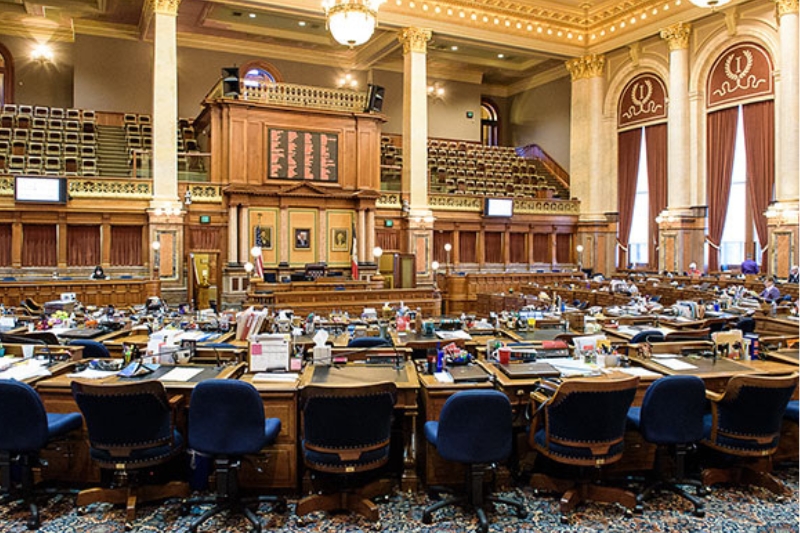Iowa House Chambers, where some of our Homeschool Iowa Advocacy efforts for 2023 will occur.