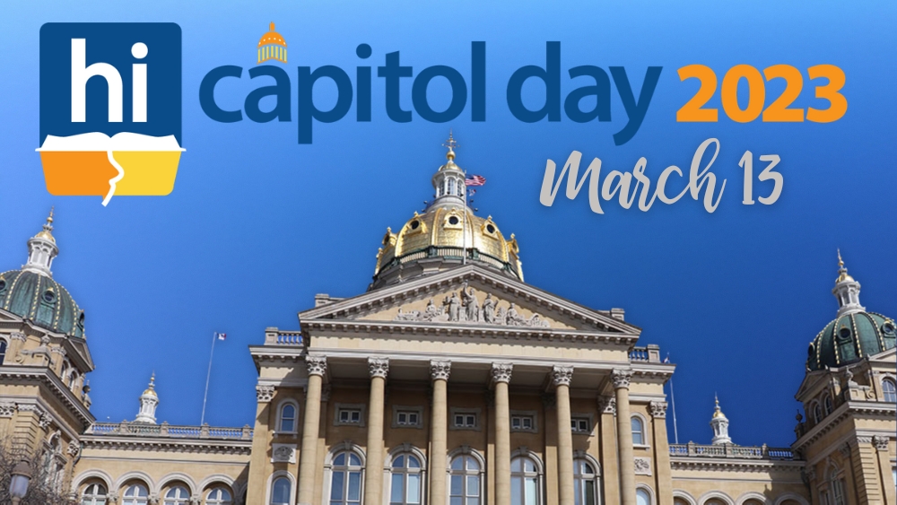 Homeschool Iowa Capitol Day on March 13, 2023