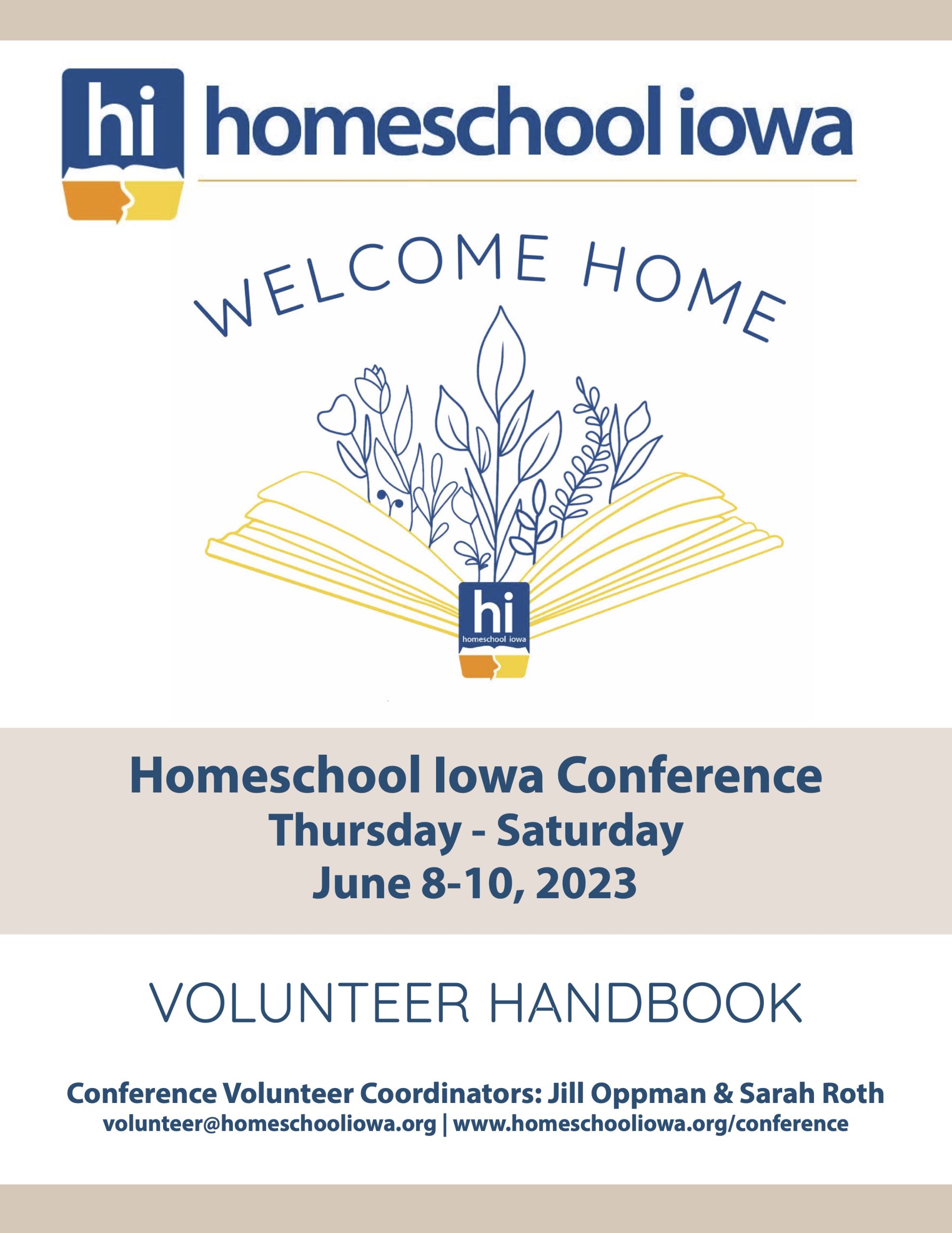 2023 Conference Volunteer Handbook