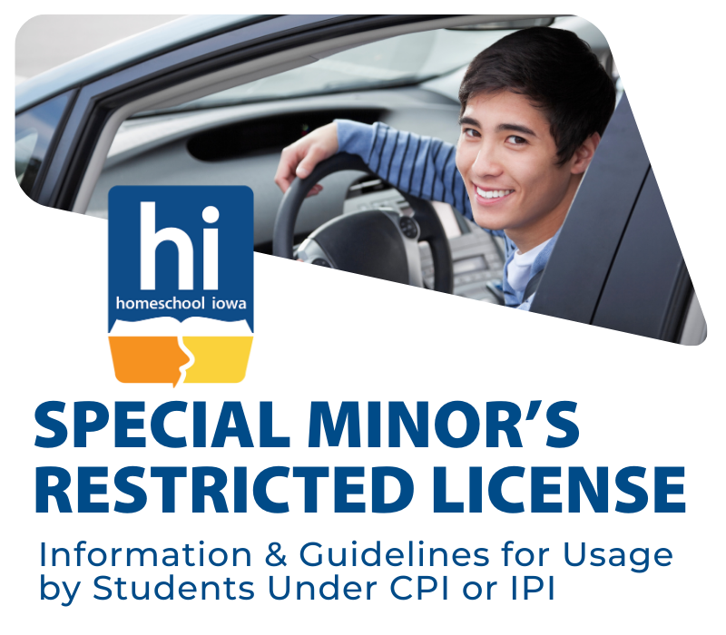 Special Minor's Restricted License Guideline for Homeschooling Families