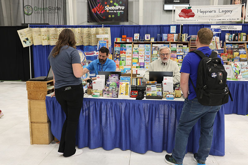2025 Homeschool Iowa Conference Heppner's Legacy Booth