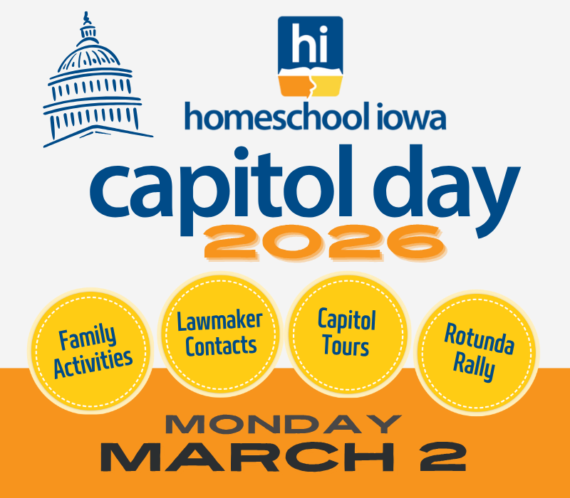 Homeschool Iowa 2026 Capitol Day 2.0