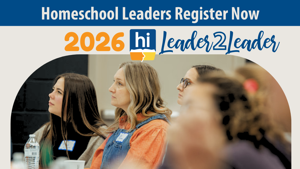 2026 Homeschool Iowa Leader2Leader
