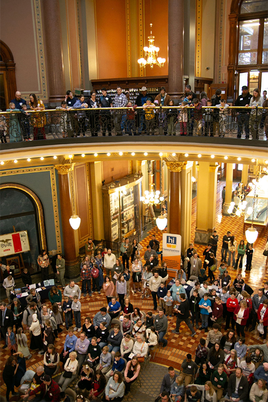 2026 Homeschool Iowa Capitol Day Photo