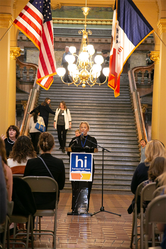 2026 Homeschool Iowa Capitol Day Photo