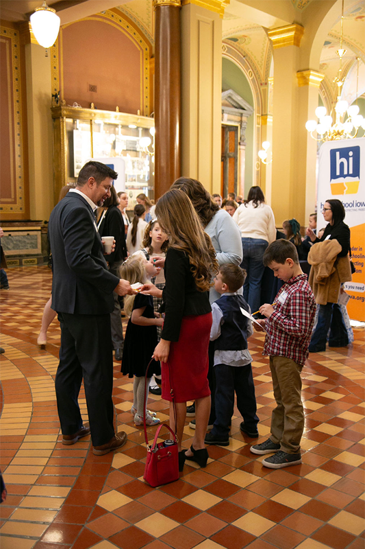 2026 Homeschool Iowa Capitol Day Photo