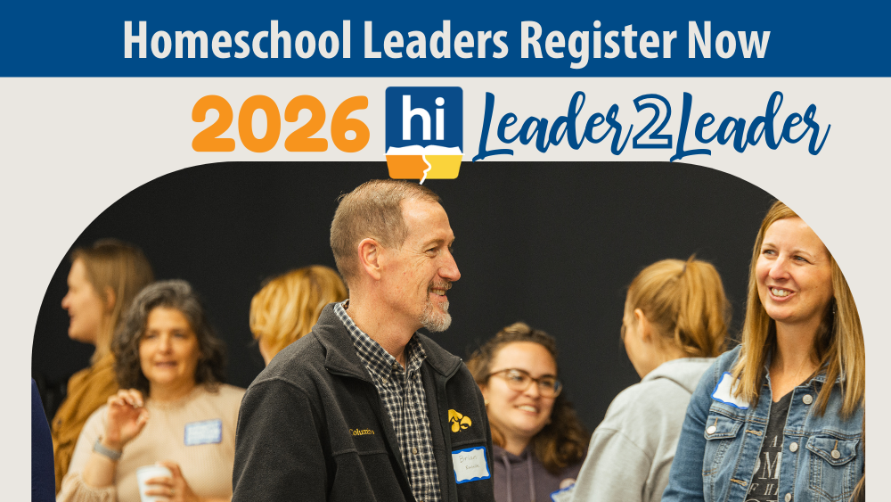 2026 Homeschool Iowa Leader2Leader