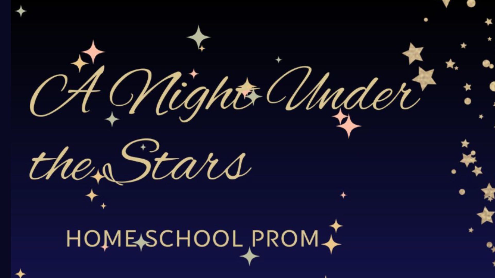 A Night Under the Stars Homeschool Prom