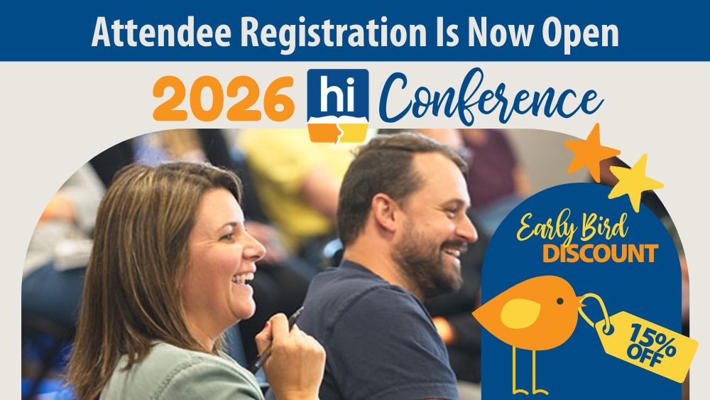 2026 Homeschool Iowa Conference Attendee Registration EARLY BIRD