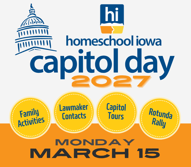 Homeschool Iowa 2026 Capitol Day 2.0