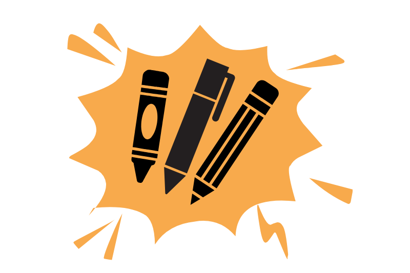 Pencils, crayons & markers are a top homeschool supply need.