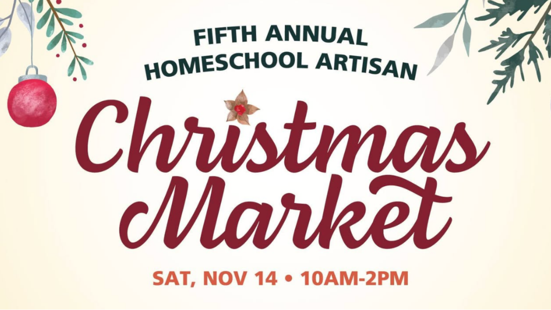 Homeschool Artisan Christmas Market