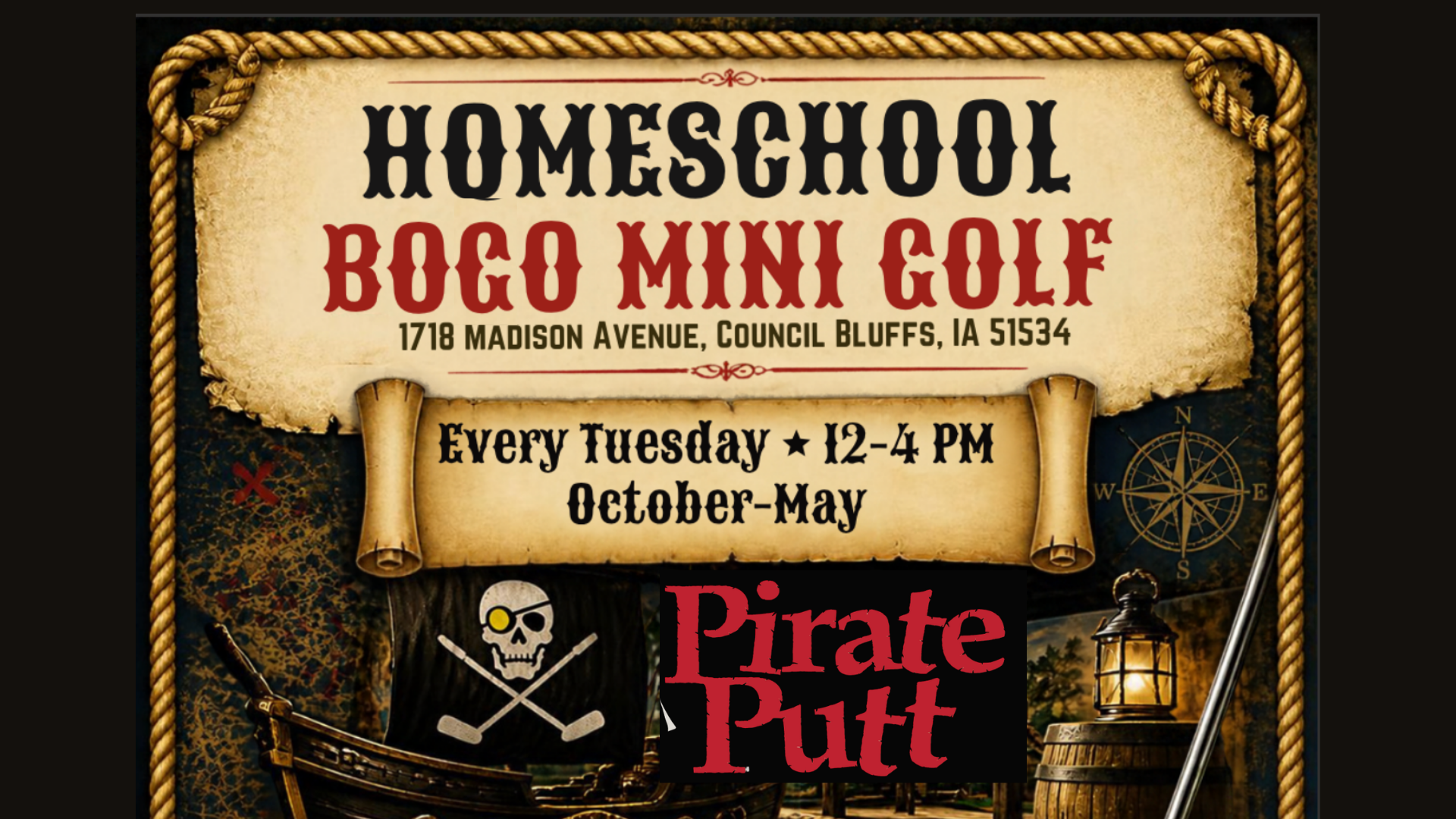 Homeschool BOGO Mini Golf